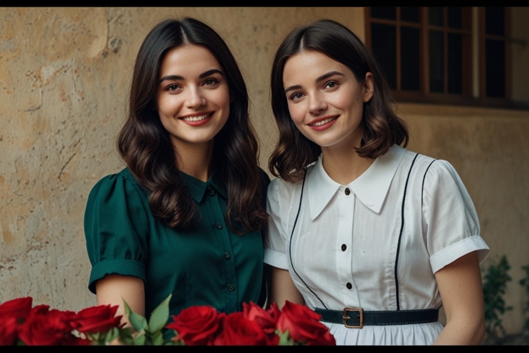 Rosy E Alice Con I Cul Ti Fan Felice